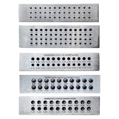 Jewelry Equipment Metalworking Drawplate Wire Shaping Tool Carbon Steel Texture
