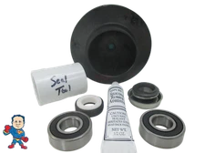 Waterway Executive 3HP Impeller 1000 Seal & (2) Bearing Pump Wet End Hot Tub Spa