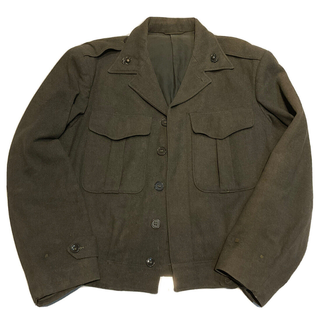 Original WWII U.S.M.C. U.S. Marine Corps Enlisted Men Wool Original WWII U.S.M.C. U.S. Marine Corps Enlisted Men Wool
