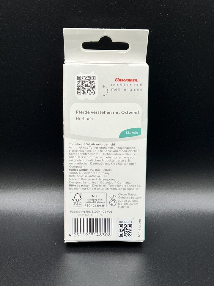 Tonies Clever Pocket Tonie – Timer Spazzolino Da Denti Con Capitano Pearly Pete, 37 Minuti