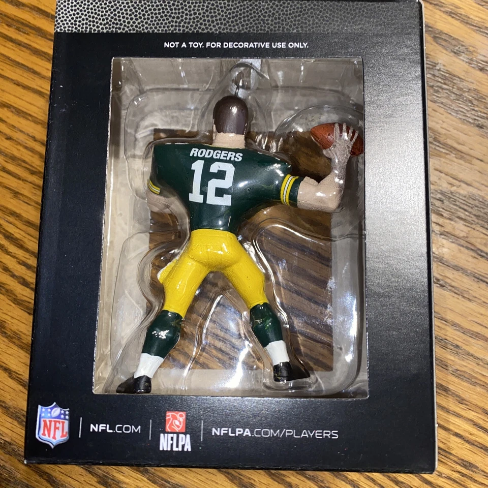 NFL Hallmark Green Bay Packers "Aaron Rodgers" Ornamento - Nuevo Foto 3 de 3
