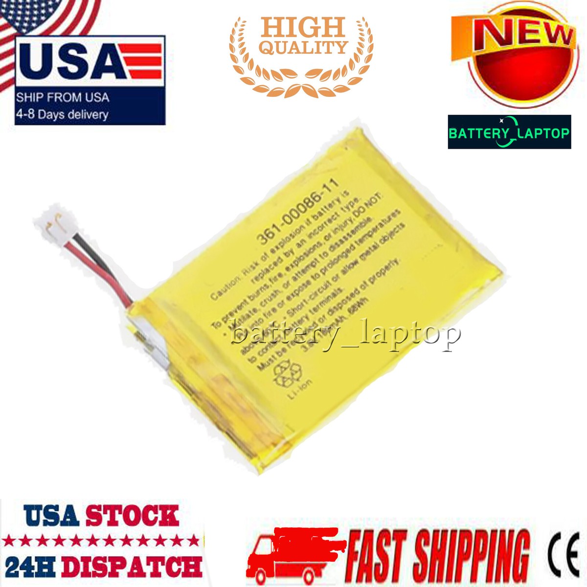 New For Garmin Forerunner 645 Battery 361-00086-11 Parts