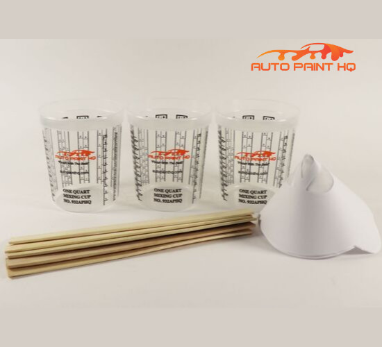 Candy Pearl Sea Green Basecoat Quart Complete Kit (Over Black Base)