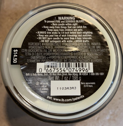 Bath & Body Works Aromatherapy 7oz Single Wick Jar Candle Lavender Cedarwood NEW - Picture 3 of 3