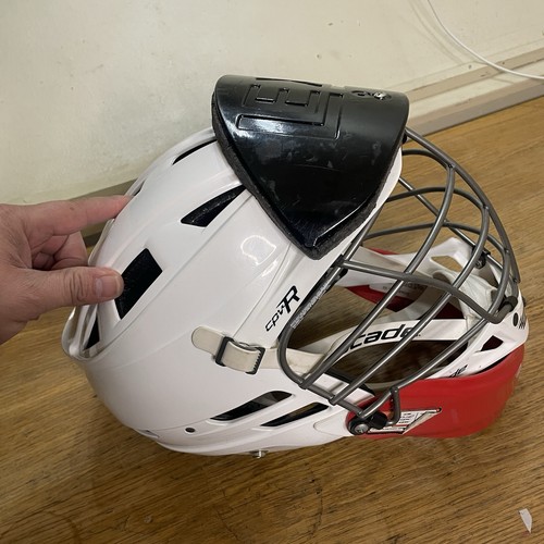 Cascade CPVR M/L Lacrosse Goalie Helmet White /W/W/W/W