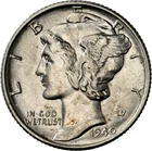 1940-D 10C Mercury Dime FSB
