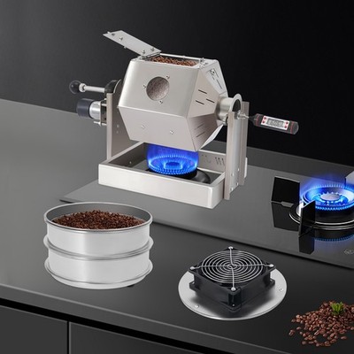 3.8L/3.45Qt Coffee Bean Roaster Commercial Coffee Bean Roaster Machine Drum Type