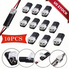 10pcs 2 Pin Waterproof Electrical Connector Car Automotive Wire Plug Terminal