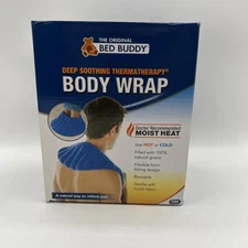 Bed Buddy Microwave Heating Pad Body Wrap Heat 1 Count Blue