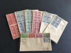 US STAMPS Nice Lot of (7) Various Army/Navy First Day of Issue Covers USED