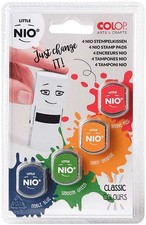 ColOp Little NIO Zestaw poduszek do stempli 4 szt. Zestaw stempli Stempel znaczkowy Stempel motywowy