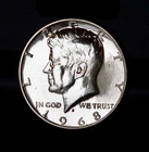 1968-S Proof 40% Silver Kennedy Half Dollar