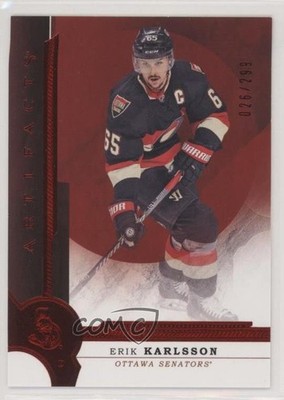 2016-17 Upper Deck Artifacts Stars Ruby 26/299 Erik Karlsson #117 d4y