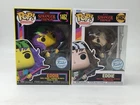 Funko Pop Stranger Things Eddie SE & Blacklight SE #1462  Set of 2 Flaw