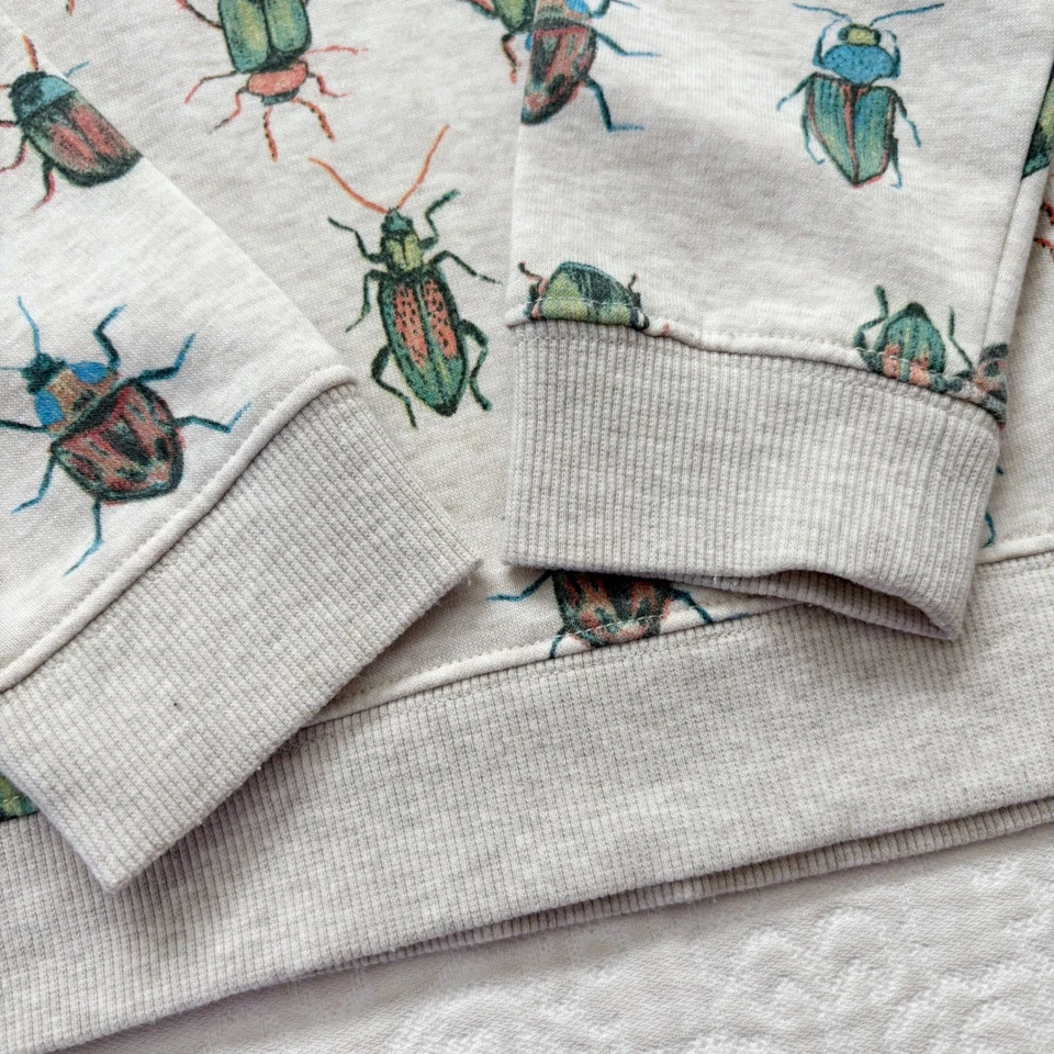 Sudadera Pullover Gymboree Niños Cuello Redondo, Estampado de Insectos (Talla M / 7-8) Foto 3 de 4