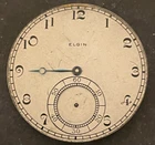 Antique 1917 Elgin Grade 438 Pocket Watch Movement Good Balance 12s 21j USA