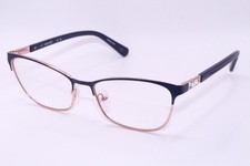 NINE WEST NW1099 400 NAVY GOLD AUTHENTIC DESIGNER EYEGLASSES 52-15
