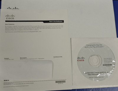 NEW Cisco CDAIMGR-2.5-K9 Internet Streaming Application (v 2.5) Management