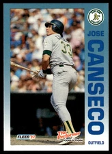 1992 Fleer 7 Eleven/Citgo The Performer Jose Canseco Oakland Athletics #13