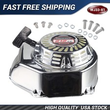Silver Pull Recoil Starter Assembly Fan Cover Housing For Predator 212cc KT196