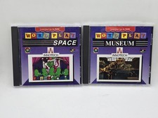 Word Play Museum Word Play Space 2 Pack Game Windows PC Mac CD Rom Computer Fun