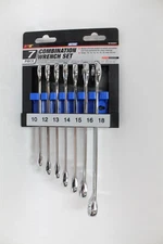 Performance Tool 7 Piece Combination Wrench Set - Metric 10-18 (W30001)
