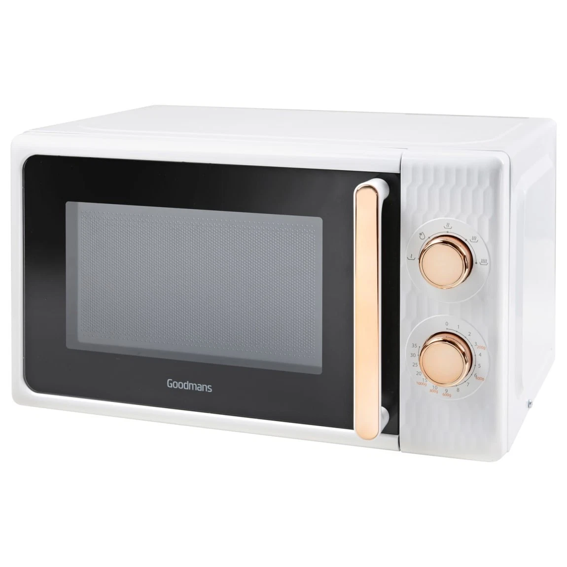Goodmans Honeycomb White Rose Gold Microwave Free Delivery
Opens in a new window or tab