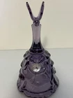 Fenton Purple Butterfly Bell