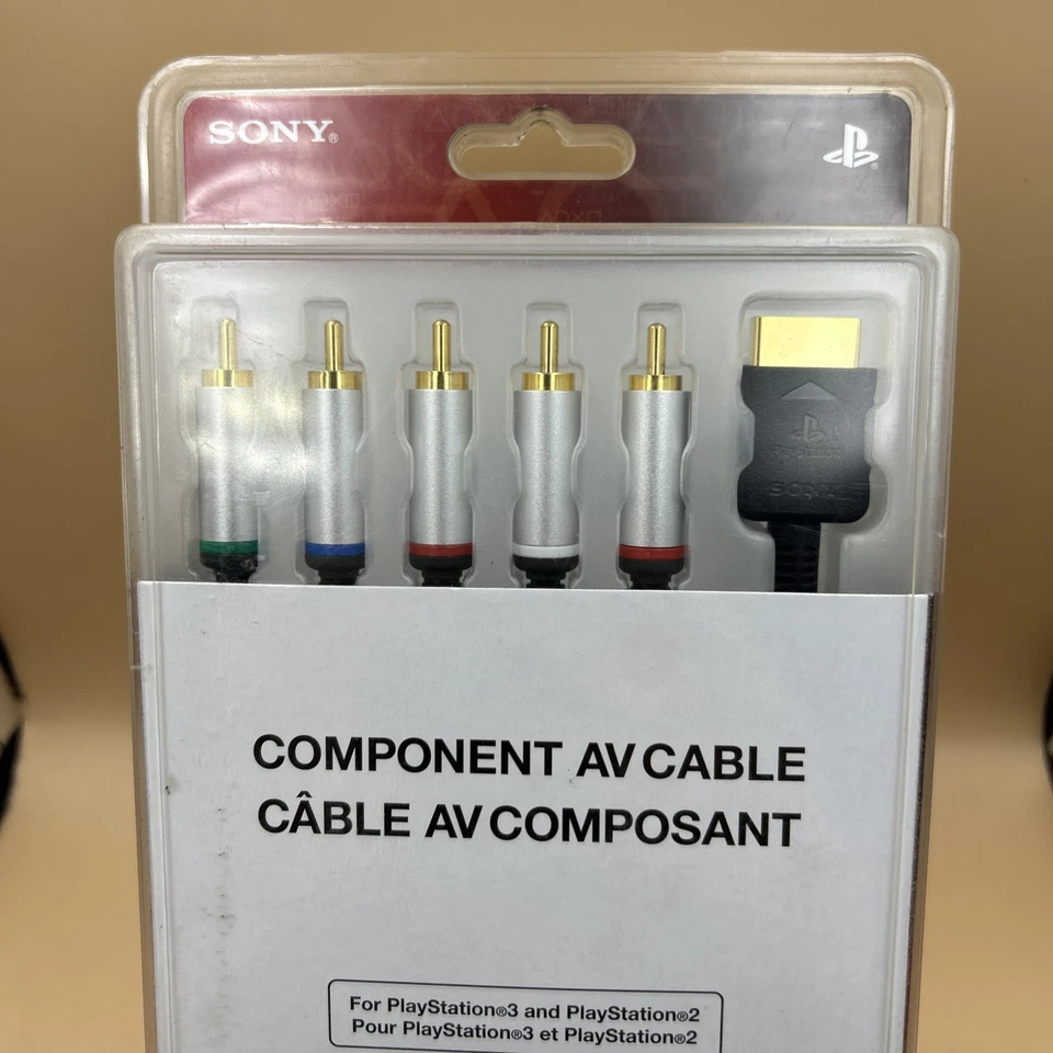 OEM OFFICIAL Sony Playstation Component AV Cable SCPH-10490 u /98044 Black Label - Image 2 of 4