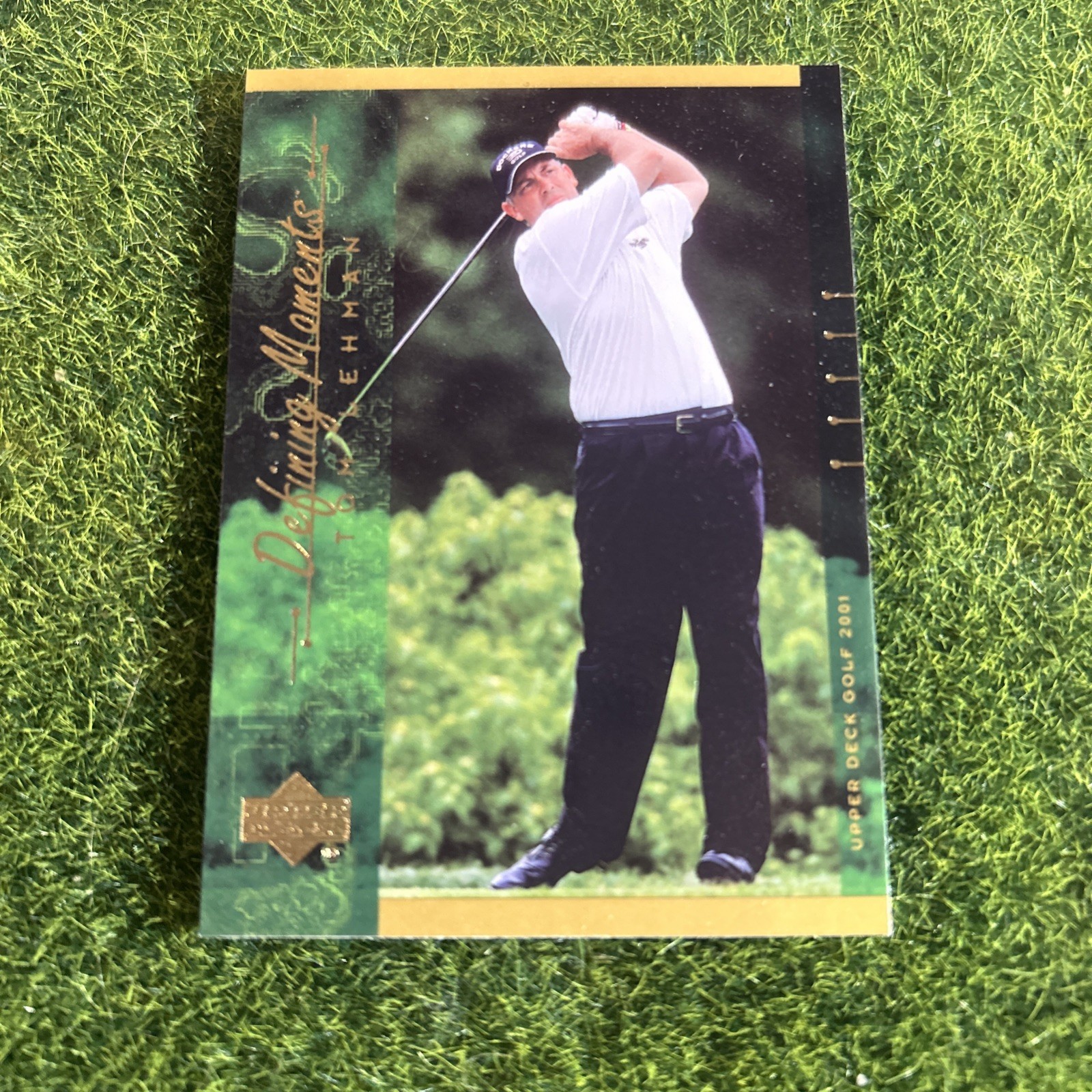 2001 Upper Deck Golf Card #136 Tom Lehman Defining Moments PGA Tour G1