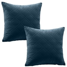 Image of Velvet Cushion Cover Soft Bed Sofa Throw Quilted Embossed Cushions Pack Of 1,2,4