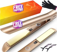 Plancha de pelo y rizador 2 en 1 con Nano titanio Para todo tipo de cabello NEW
