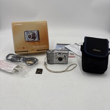 Canon PowerShot A1100 IS 12.1MP Digital Camera Original Box + Accessories Tested