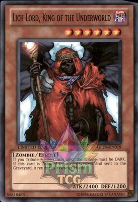 Lich Lord, King of the Underworld GLD4-EN019 Yugioh