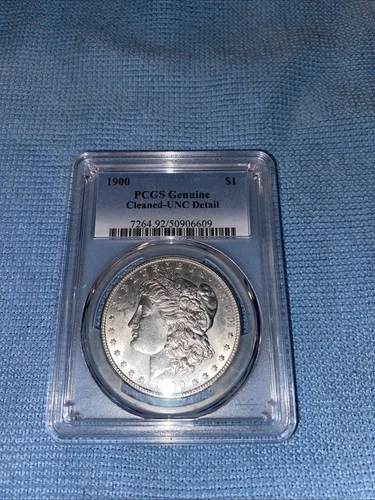 Silver Morgan 1900 MS Cleaned