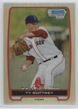 2012 Bowman Draft Chrome Draft Picks Refractor Ty Buttrey #BDPP57 fm0