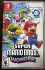 Super Mario Bros Wonder - Nintendo Switch - Pristine Condition