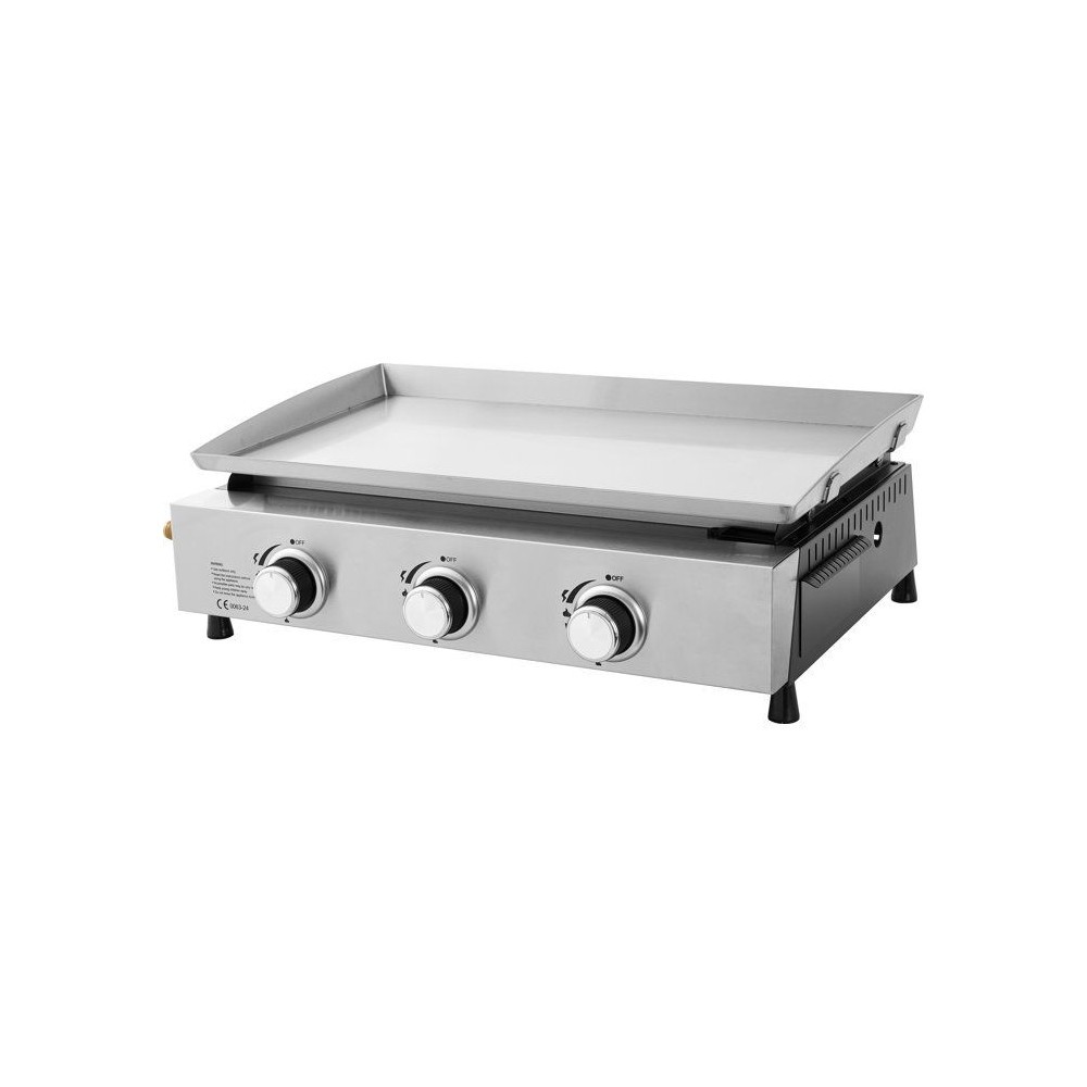 Plancha gaz 2 brûleurs Cookingbox Faro table de cuisson 61x35