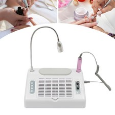 96W Manicure Machine 5in1 UV LED Nail Lamp Dryer Vacuum Cleaner Nail Drill Dust