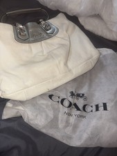 Authentic Coach Ashley Leather Carry bag