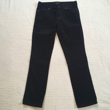 Tommy Hilfiger Women Navy Blue Corduroy Straight Leg Pants Size 6