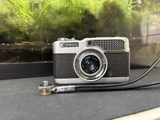 Canon Demi Half Frame 35mm Film Camera, Canon 28mm 2.8 Lens Light Meter works