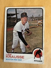 1973 Topps - High Number Lew Krausse #566 Boston Red Sox