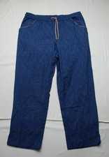 Toad Co. Women's Shuteye Cotton Drawstring Straight Fit Pants JK5 Blue Medium