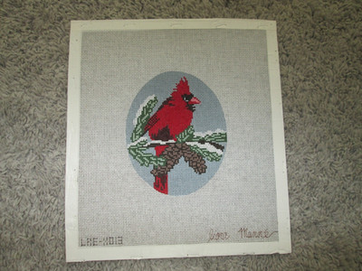 CARDINAL-LIORA MANNE/CBK-HANDPAINTED NEEDLEPOINT CANVAS