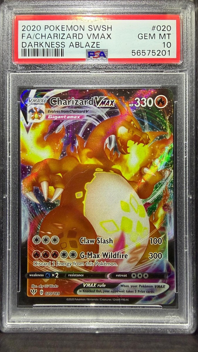 Charizard Vmax 020/189 Darkness Ablaze Pokemon PSA 10 | eBay