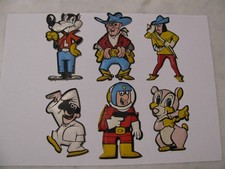 PLASTECO  formaggino MIO 6 (sei)  pezzi  Serie  "...e altri 23 Personaggi"