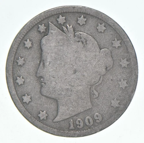Photo of a 1909-P Liberty Nickel from an eBay listing that sold on Jul 19, 2026