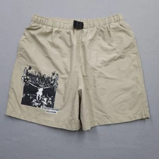 G59 Suicideboys Shorts Mens Medium Beige Tan Swim Trunks Grey 59 $uicideboy$