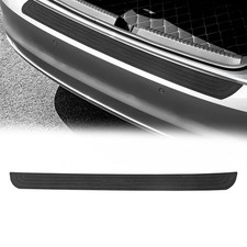 Car Rear Bumper Protector Anti-Scratch Abrasion Rubber Trunk Door Entry Sill ...